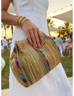 BOLSOS DE ASA CORTA DORADOS Y MULTICOLOR PARA BODA | INVITADA,MADRINA 2