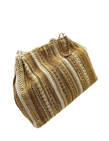 BOLSOS DE ASA CORTA DORADOS Y BEIGE PARA INVITADAS | MADRINA BODAS