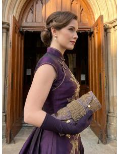 BOLSOS PARA BODAS MORADOS BAGUETTE ELEGANTE | INVITADA,MADRINA 2