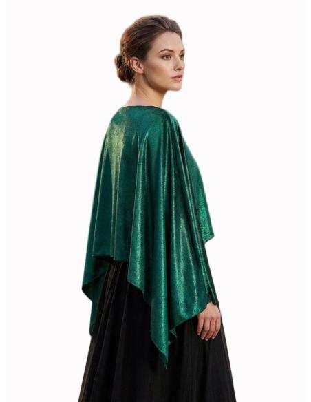CAPAS TERCIOPELO PARA INVITADAS VERDE PATO | MADRINA BODA