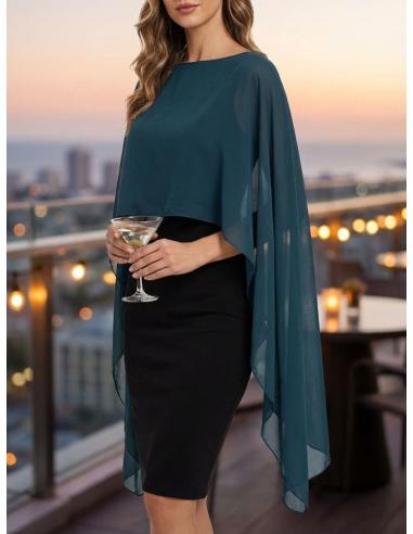 CAPAS PARA INVITADA DE BODA EN VERDE PETROLEO | MADRINA