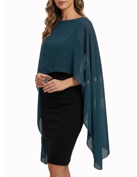 CAPAS PARA INVITADA DE BODA EN VERDE PETROLEO | MADRINA