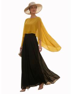 CAPAS PARA INVITADAS DE BODAS EN MOSTAZA | MADRINA 2