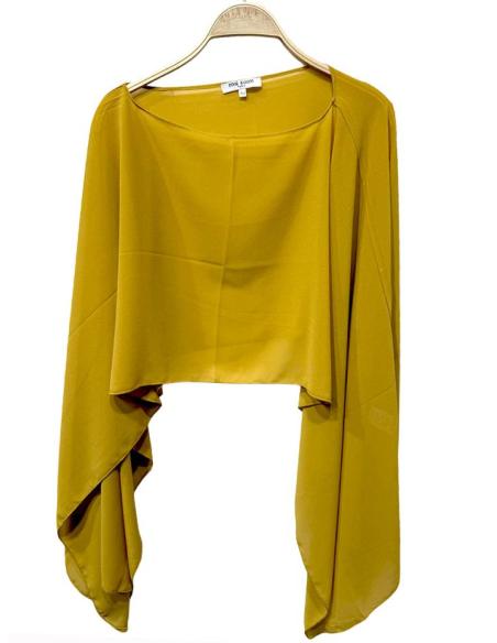 CAPAS PARA INVITADAS DE BODAS EN MOSTAZA | MADRINA