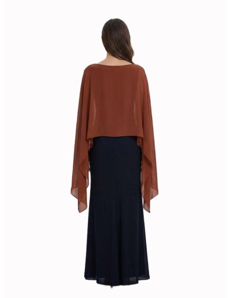 CAPAS PARA INVITADAS DE BODAS EN NARANJA TEJA | MADRINA
