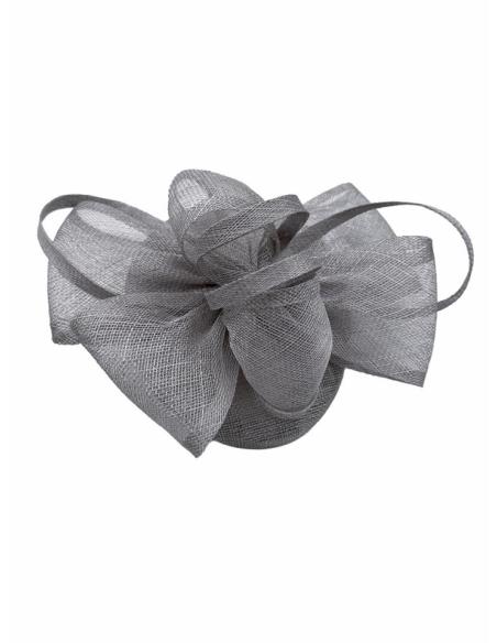 TOCADOS BODA GRISES SOFISTICADO CASQUETE INVITADA | MADRINA