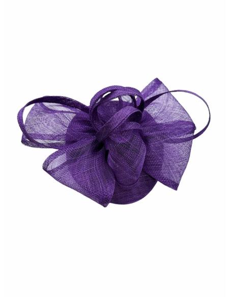 TOCADOS BODA MORADOS SOFISTICADO CASQUETE INVITADA | MADRINA
