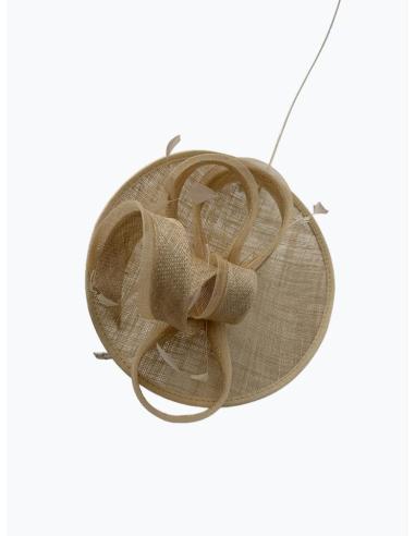 TOCADOS DE MADRINA E INVITADA PARA BODAS EN BEIGE | HECHO A MANO