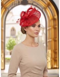 TOCADOS DE MADRINA E INVITADA PARA BODAS ROJOS | HECHO A MANO