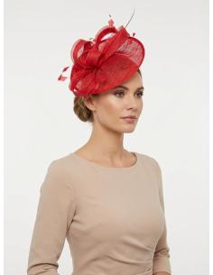 TOCADOS DE MADRINA E INVITADA PARA BODAS ROJOS | HECHO A MANO 2