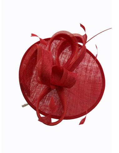 TOCADOS DE MADRINA E INVITADA PARA BODAS ROJOS | HECHO A MANO
