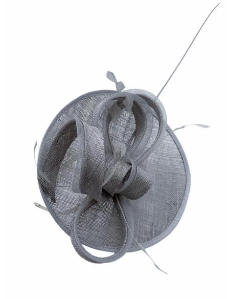 TOCADOS DE MADRINA E INVITADA PARA BODAS EN GRIS | HECHO A MANO