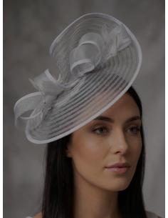 TOCADOS BODA BAUTIZO Y COMUNION GRISES ARTESANALES | INVITADA MADRINA