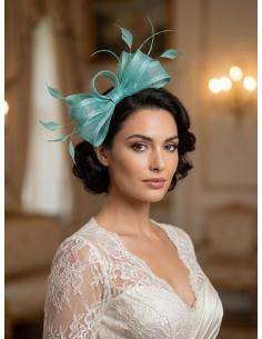 TOCADOS MADRINA E INVITADA EN SINAMAY VERDE MENTA | BODA BAUTIZO