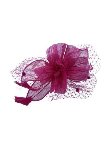 DIADEMAS DE INVITADAS Y MADRINAS TOCADOS FUCSIAS | BODA Y BAUTIZO