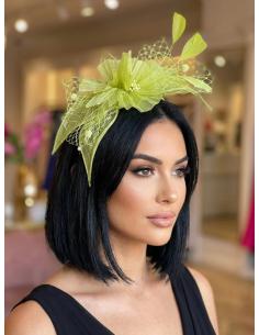 DIADEMAS DE INVITADAS Y MADRINAS TOCADOS PISTACHO | BODA Y BAUTIZO