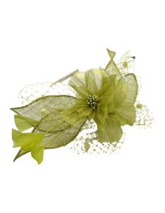 DIADEMAS DE INVITADAS Y MADRINAS TOCADOS PISTACHO | BODA Y BAUTIZO 2