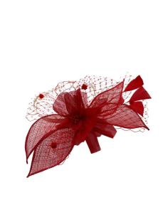 DIADEMAS DE INVITADAS Y MADRINAS TOCADOS ROJOS | BODA Y BAUTIZO 2