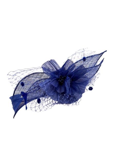 DIADEMAS DE INVITADAS Y MADRINAS TOCADOS AZULONES | BODA Y BAUTIZO