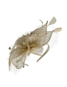 DIADEMAS DE INVITADAS Y MADRINAS TOCADOS BEIGE | BODA Y BAUTIZO 2