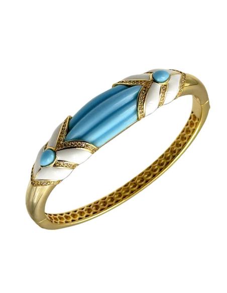 PULSERAS ELEGANTES AZULES Y BLANCAS PARA BODAS | DISEÑO ACTUAL