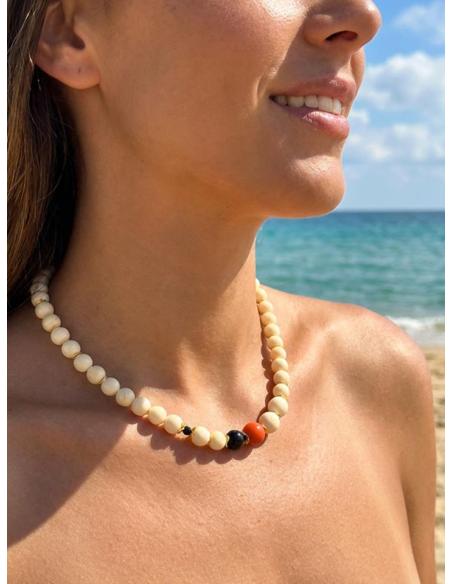 COLLARES BEIGE CORTOS PARA LOOK CASUAL DE DIA | ACTUAL Y FRESCO