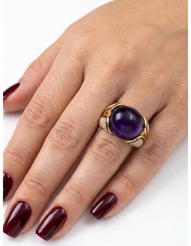 ANILLOS MORADOS ALTA BISUTERIA MUJER | ELEGANTE CASUAL Y BODA