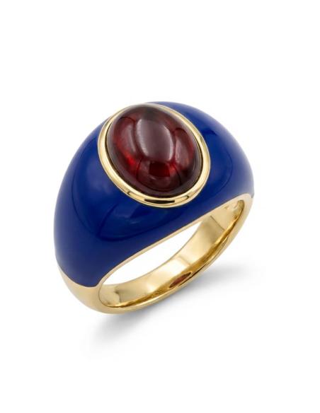 ANILLOS ELEGANTES PARA MUJER AZULONES Y GRANATES | JOYAS ELEGANTES