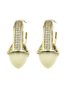 PENDIENTES BLANCO ROTO PEQUEÑOS ELEGANCIA CLASICA | MUJER JOYA CASUAL