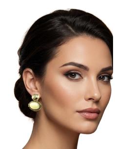 PENDIENTE BEIGE ELEGANTE CLASICO RENOVADO | BODAS Y DIARIO 2