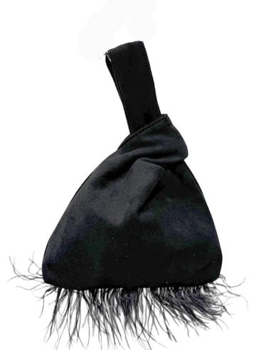 BOLSOS MADRINA E INVITADA NEGROS DE MANO | NUDO JAPONES