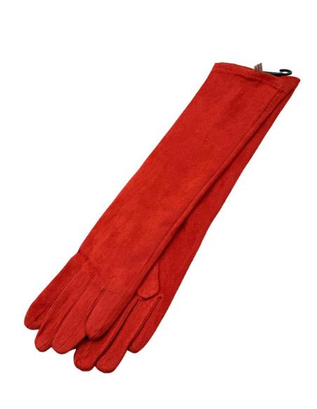 GUANTES LARGOS DE BODA FIESTA Y GALA ROJOS | INVITADA MADRINA