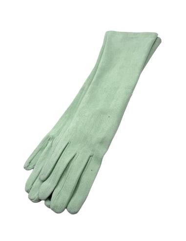 GUANTES LARGOS DE BODA FIESTA Y GALA VERDES PASTEL | INVITADA MADRINA