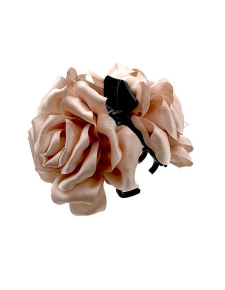 PINZAS DE FLORES ROSAS PARA EL CABELLO | ACCESORIOS PELO MUJER