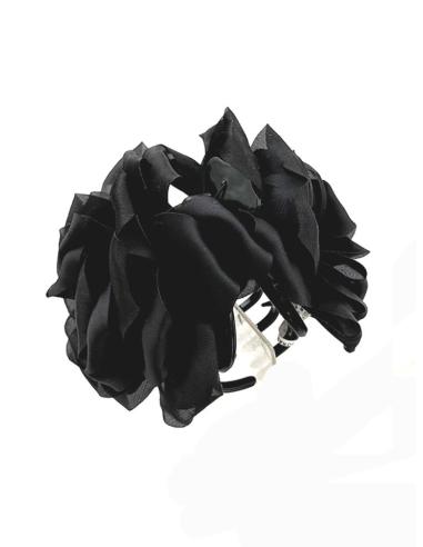 PINZAS DE FLORES NEGRAS PARA EL CABELLO | ACCESORIOS PELO MUJER