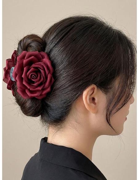 PINZAS GRANATES DE FLORES PARA EL CABELLO | ACCESORIOS PELO MUJER