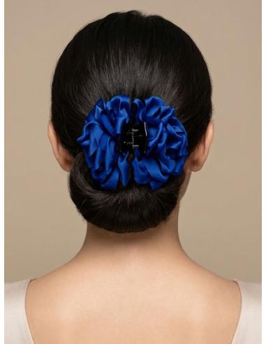 PINZAS DE FLORES AZULONAS PARA EL CABELLO | ACCESORIOS PELO MUJER