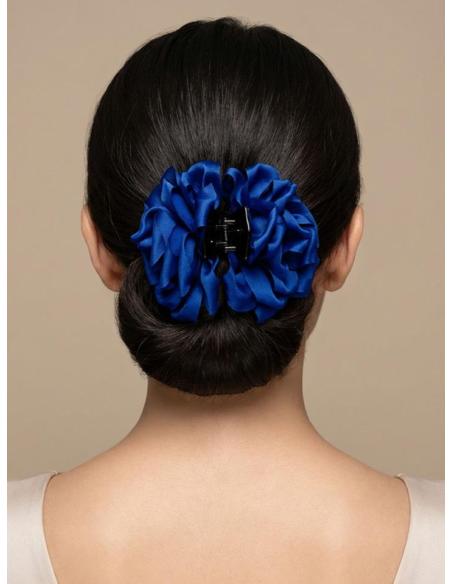 PINZAS DE FLORES AZULONAS PARA EL CABELLO | ACCESORIOS PELO MUJER