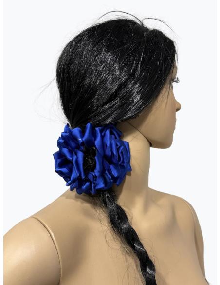 PINZAS DE FLORES AZULONAS PARA EL CABELLO | ACCESORIOS PELO MUJER