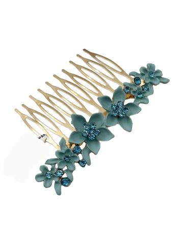 PEINETAS AZULES PARA INVITADAS DE BODAS Y GALAS | MADRINAS