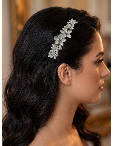 PEINETAS BLANCAS PARA INVITADAS DE BODAS Y GALAS | MADRINAS