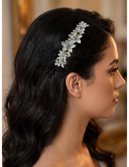 PEINETAS BLANCAS PARA INVITADAS DE BODAS Y GALAS | MADRINAS