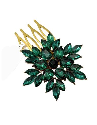 PEINETAS DE FIESTA Y BODA PEQUEÑA ESTRELLA VERDE | INVITADA MADRINA