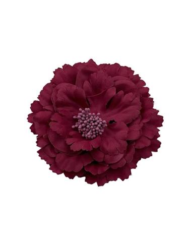 FLORES BODA Y FIESTA VINO BURDEOS BROCHE Y PINZA | ACCESORIOS MUJER