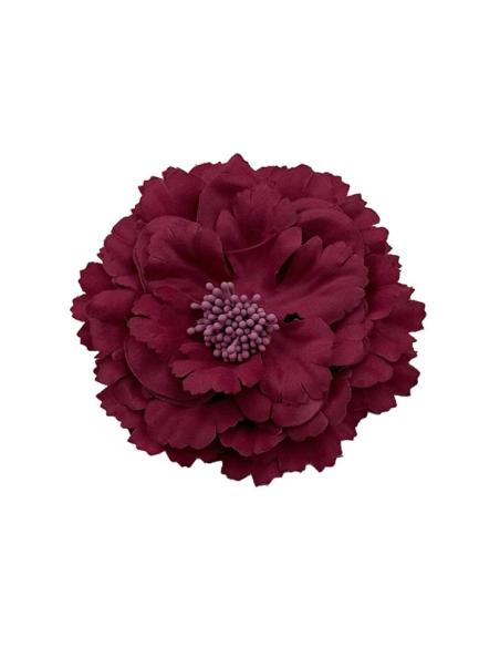 FLORES BODA Y FIESTA VINO BURDEOS BROCHE Y PINZA | ACCESORIOS MUJER