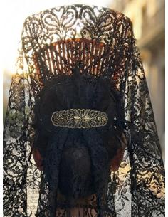 BROCHES BODA EN DORADO ENVEJECIDO ESTILO VINTAGE | NOVIA MADRINA 2
