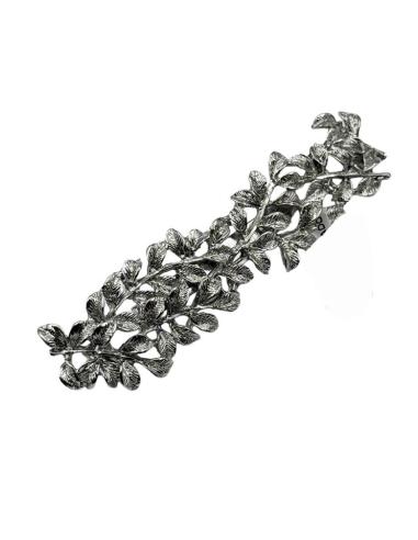 BROCHES PLATEADOS CON PEQUEÑAS HOJAS PARA BODAS | BAUTIZO Y COMUNION