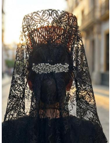 BROCHES PLATEADOS CON PEQUEÑAS HOJAS PARA BODAS | BAUTIZO Y COMUNION