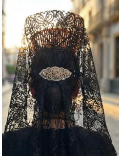 BROCHES ORO ROSA ESTILO VINTAGE PARA INVITADAS | MADRINA BODA 2