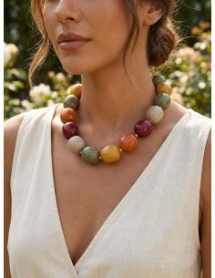 COLLARES DE MUJER CORTOS COLORIDOS | BAUTIZO 2